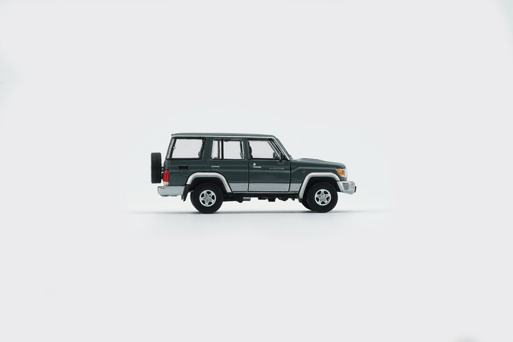BM Creations Toyota Land Cruiser LC76 Dark Red / Dark Grey - RHD 1:64 (ONLINE ORDER ONLY)