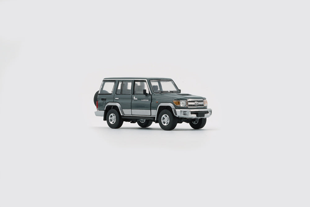 BM Creations Toyota Land Cruiser LC76 Dark Red / Dark Grey - RHD 1:64 (ONLINE ORDER ONLY)