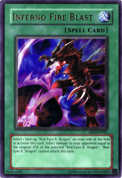 Inferno Fire Blast [DR3-EN042] Ultra Rare (ONLINE ORDER ONLY)