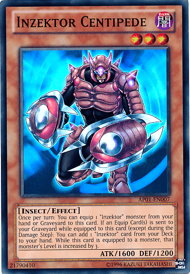 Inzektor Centipede [AP01-EN007] Super Rare (ONLINE ORDER ONLY)
