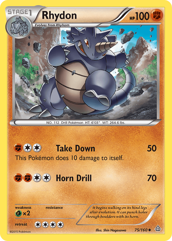 Rhydon (75/160) [XY: Primal Clash] (Online Only)