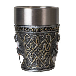 Medieval Knight Shot Glass - White (ONLINE ORDER ONLY)