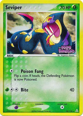 Seviper (32/110) (Stamped) [EX: Holon Phantoms] (Online Only)