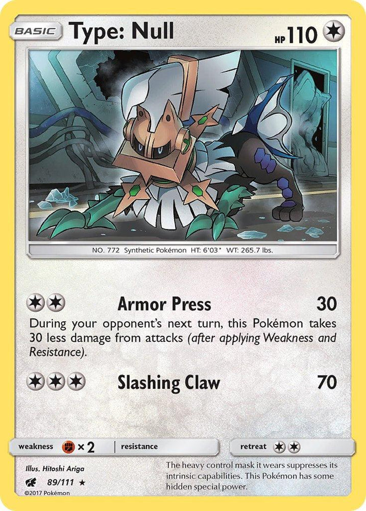 Type: Null (89/111) (Theme Deck Exclusive) [Sun & Moon: Crimson Invasion] (Online Only)
