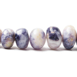 6.5-10.5mm Morado Purple Opal Plain Rondelle Beads 18 inch 88 pieces (ONLINE ORDER ONLY)