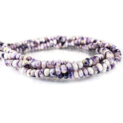 6.5-10.5mm Morado Purple Opal Plain Rondelle Beads 18 inch 88 pieces (ONLINE ORDER ONLY)