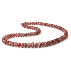6.5-10mm Andesine Faceted Rondelle Beads 18 inch 97 pieces (ONLINE ORDER ONLY)