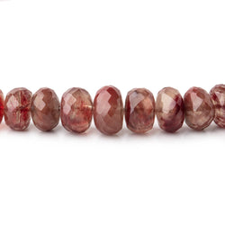 6.5-10mm Andesine Faceted Rondelle Beads 18 inch 97 pieces (ONLINE ORDER ONLY)