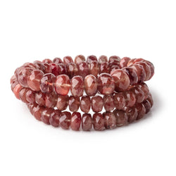 6.5-10mm Andesine Faceted Rondelle Beads 18 inch 97 pieces (ONLINE ORDER ONLY)