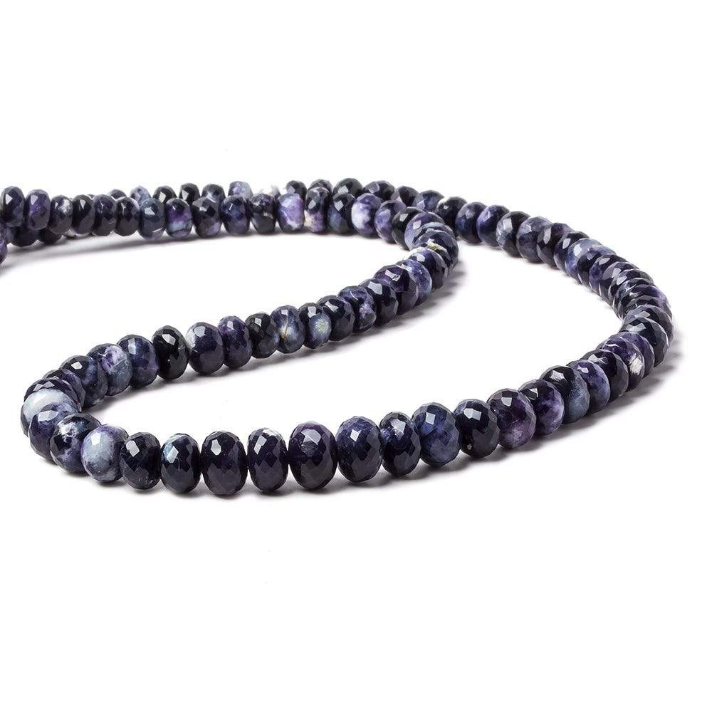 6.5-8.5mm Morado Purple Opal faceted rondelle beads 18 inch 92 pieces AA (ONLINE ORDER ONLY)