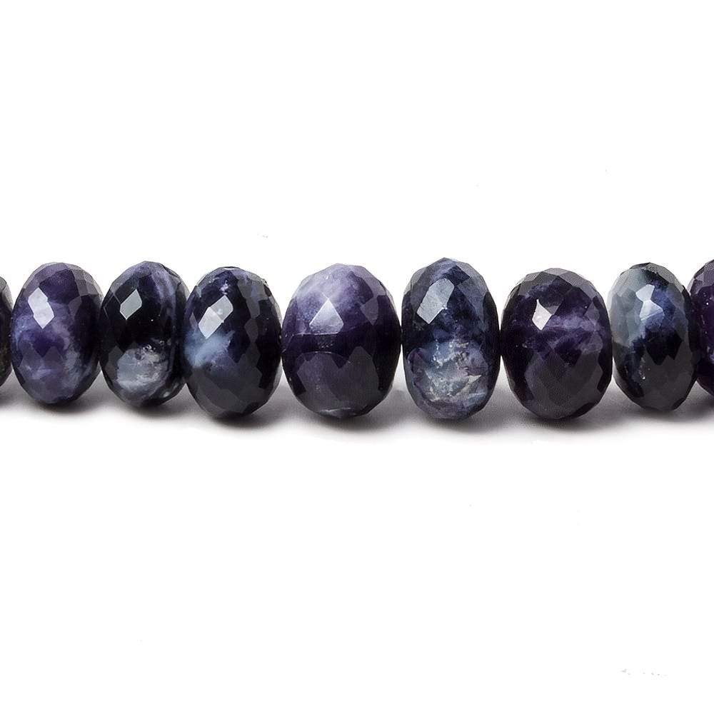6.5-8.5mm Morado Purple Opal faceted rondelle beads 18 inch 92 pieces AA (ONLINE ORDER ONLY)