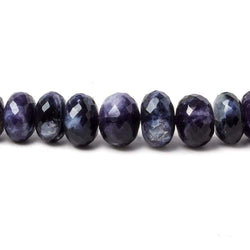 6.5-8.5mm Morado Purple Opal faceted rondelle beads 18 inch 92 pieces AA (ONLINE ORDER ONLY)