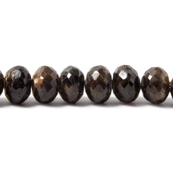 6.5-8.5mm Multi Fancy Sapphire faceted rondelle beads 16 inch 72 pieces (ONLINE ORDER ONLY)