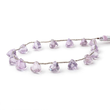 6.5-8mm Pink Amethyst Faceted Trillion Beads 7 inch 15 pieces (ONLINE ORDER ONLY)