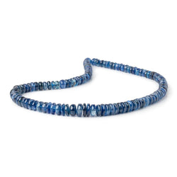 6.5-9.5mm Kyanite Plain Rondelle Beads 16 inch 121 pieces AA (ONLINE ORDER ONLY)
