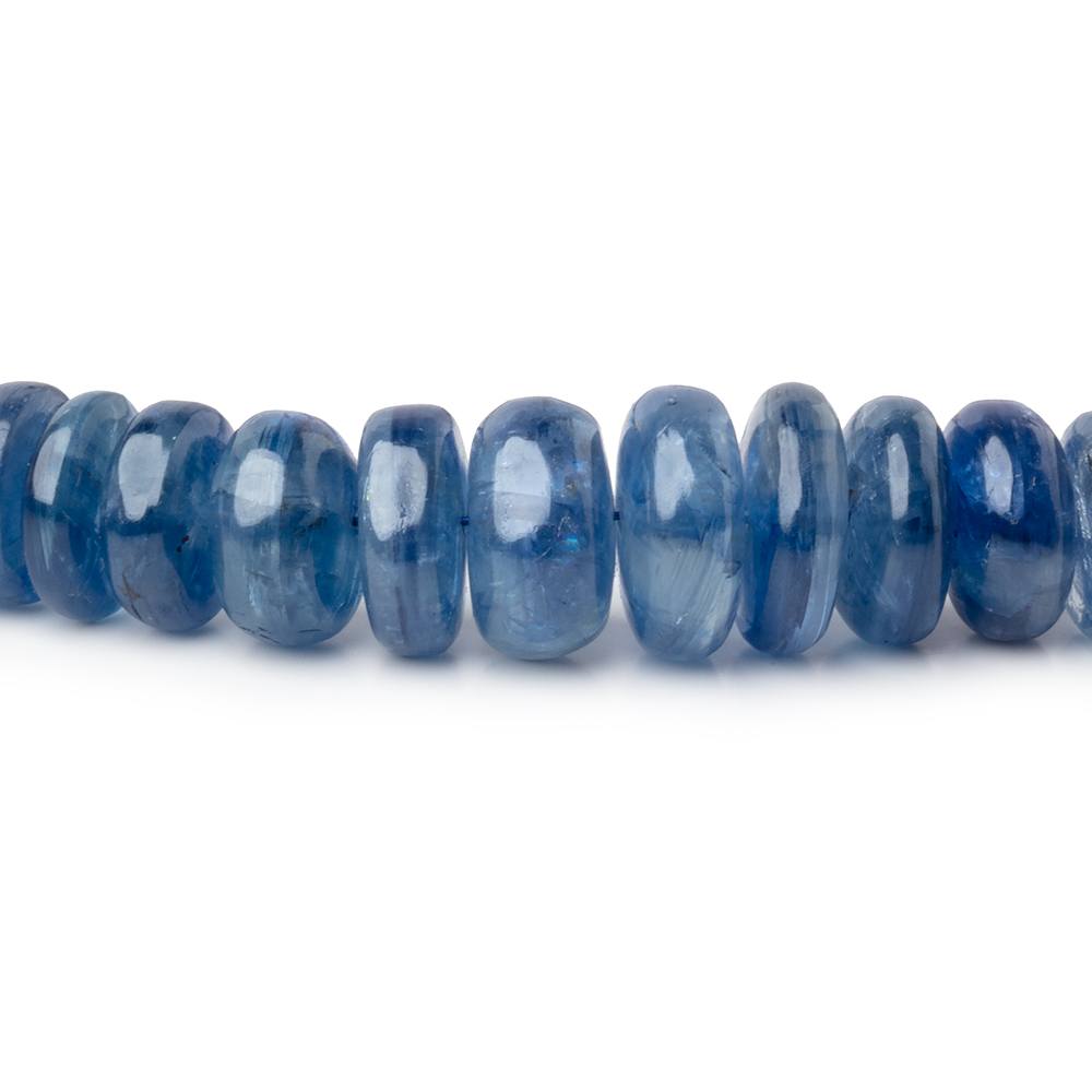 6.5-9.5mm Kyanite Plain Rondelle Beads 16 inch 121 pieces AA (ONLINE ORDER ONLY)