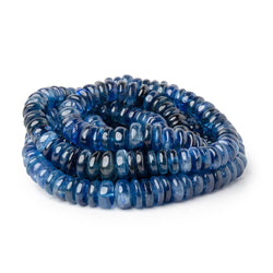 6.5-9.5mm Kyanite Plain Rondelle Beads 16 inch 121 pieces AA (ONLINE ORDER ONLY)