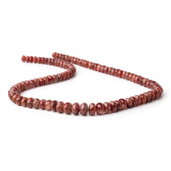 6.5-9mm Andesine Faceted Rondelle Beads 18 inch 96 pieces (ONLINE ORDER ONLY)