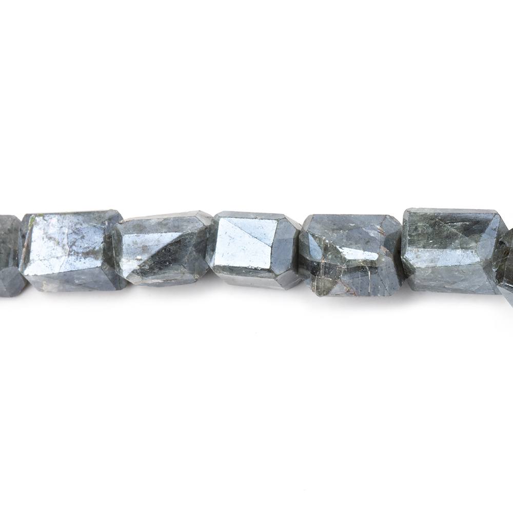 6.5-9mm Mystic Moss Aquamarine Faceted Nugget Beads 8 inch 23 pieces (ONLINE ORDER ONLY)