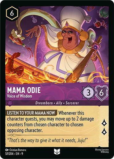 Mama Odie - Voice of Wisdom (57/204) [Fabled] (ONLINE ORDER ONLY)