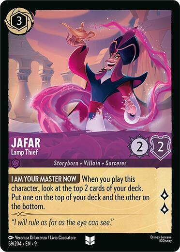 Jafar - Lamp Thief (59/204) [Fabled] (ONLINE ORDER ONLY)