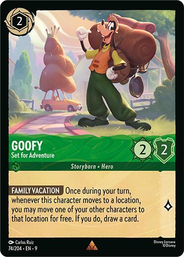 Goofy - Set for Adventure (74/204) [Fabled] (ONLINE ORDER ONLY)