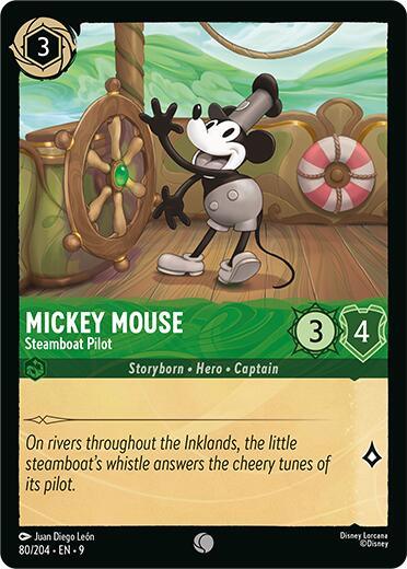 Mickey Mouse - Steamboat Pilot (80/204) [Fabled] (ONLINE ORDER ONLY)