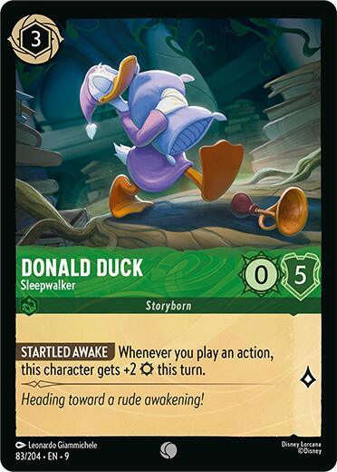 Donald Duck - Sleepwalker (83/204) [Fabled] (ONLINE ORDER ONLY)