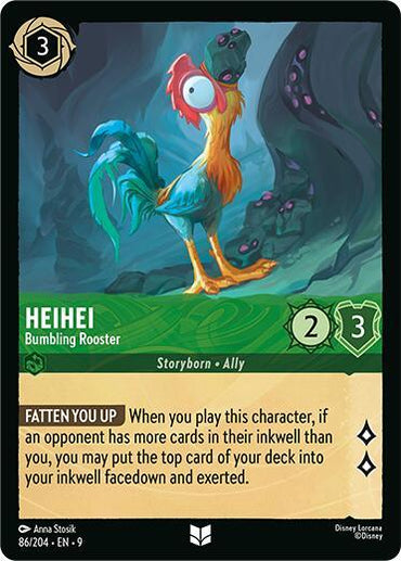 Heihei - Bumbling Rooster (86/204) [Fabled] (ONLINE ORDER ONLY)