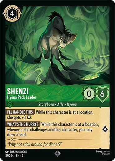 Shenzi - Hyena Pack Leader (87/204) [Fabled] (ONLINE ORDER ONLY)
