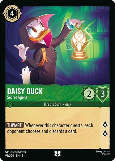 Daisy Duck - Secret Agent (93/204) [Fabled] (ONLINE ORDER ONLY)