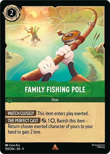Family Fishing Pole (100/204) [Fabled] (ONLINE ORDER ONLY)