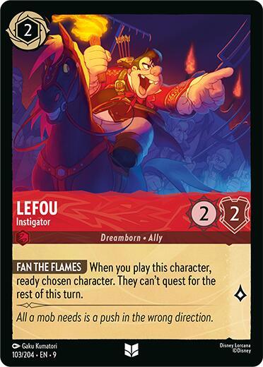 LeFou - Instigator (103/204) [Fabled] (ONLINE ORDER ONLY)