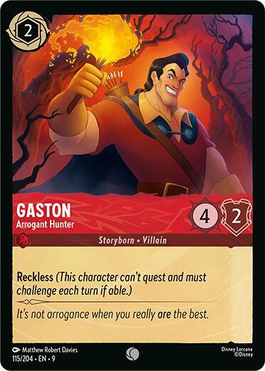 Gaston - Arrogant Hunter (115/204) [Fabled] (ONLINE ORDER ONLY)