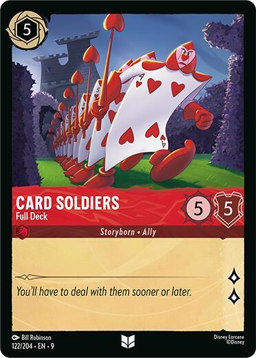 Card Soldiers - Full Deck (122/204) [Fabled] (ONLINE ORDER ONLY)