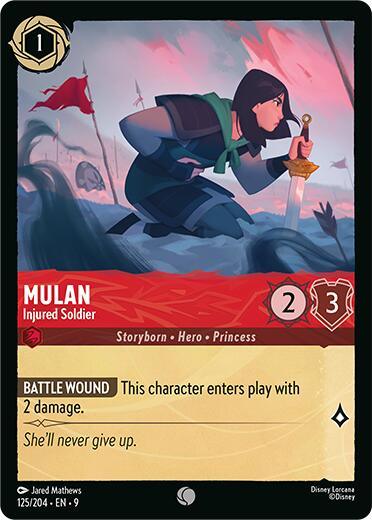 Mulan - Injured Soldier (125/204) [Fabled] (ONLINE ORDER ONLY)