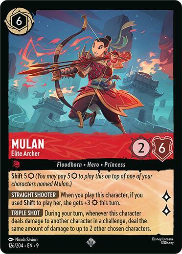 Mulan - Elite Archer (126/204) [Fabled] (ONLINE ORDER ONLY)