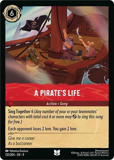 A Pirate's Life (132/204) [Fabled] (ONLINE ORDER ONLY)