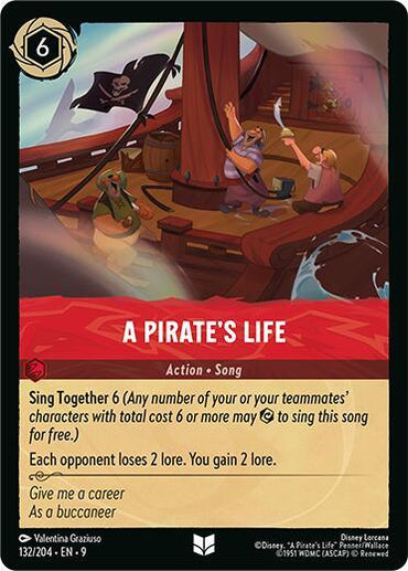 A Pirate's Life (132/204) [Fabled] (ONLINE ORDER ONLY)