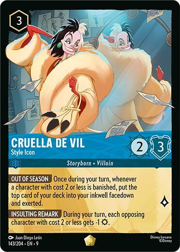 Cruella De Vil - Style Icon (143/204) [Fabled] (ONLINE ORDER ONLY)