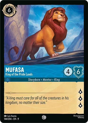 Mufasa - King of the Pride Lands (144/204) [Fabled] (ONLINE ORDER ONLY)