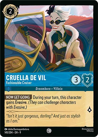 Cruella De Vil - Fashionable Cruiser (145/204) [Fabled] (ONLINE ORDER ONLY)