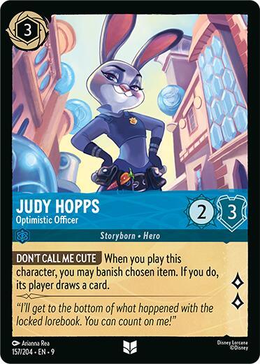 Judy Hopps - Optimistic Officer (157/204) [Fabled] (ONLINE ORDER ONLY)