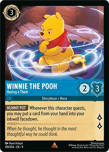 Winnie the Pooh - Having a Think (159/204) [Fabled] (ONLINE ORDER ONLY)