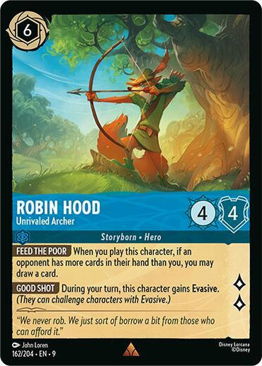 Robin Hood - Unrivaled Archer (162/204) [Fabled] (ONLINE ORDER ONLY)