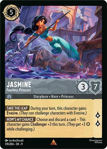 Jasmine - Fearless Princess (178/204) [Fabled] (ONLINE ORDER ONLY)
