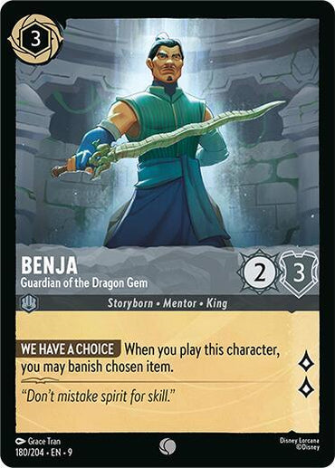 Benja - Guardian of the Dragon Gem (180/204) [Fabled] (ONLINE ORDER ONLY)