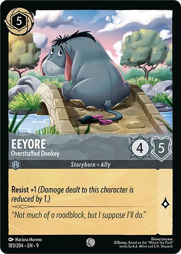 Eeyore - Overstuffed Donkey (183/204) [Fabled] (ONLINE ORDER ONLY)