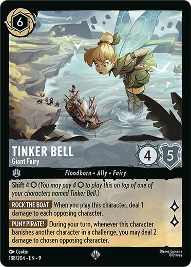 Tinker Bell - Giant Fairy (188/204) [Fabled] (ONLINE ORDER ONLY)