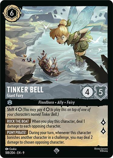 Tinker Bell - Giant Fairy (188/204) [Fabled] (ONLINE ORDER ONLY)
